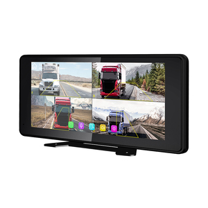 Caméra embarquée professionnelle 4 canaux avec moniteur, DVR pour camion, 720P/1080P, alarme lumineuse, suivi GPS, gestion des véhicules commerciaux, 10,36 pouces - Product Image 4