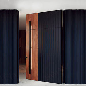 Özel alüminyum zırhlı giriş güvenlik kapıları hızlı kargo dış giriş anti-hırsızlık özellikleri için Modern tasarım toplam çözümler - Product Image 3