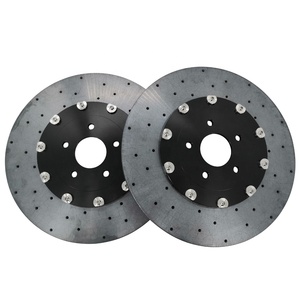 Disques de frein avant en céramique, 390mm x 32.6mm x 48.7mm, pour Nissan <span class=keywords><strong>GTR</strong></span> R35, 2 pièces - Product Image 5