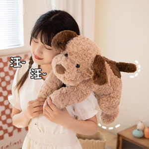 Toptan özel topluca peluş oyuncak yumuşak doldurulmuş hayvan peluş yastık karikatür hayvan sevimli köpek peluş bebek - Product Image 6