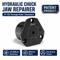 Outil de réparation de mâchoires de mandrin hydraulique magnétique de 8 pouces, outil de rectification de mâchoires souples pour tour CNC, alésage de 52 mm, précision de 0,008 mm, en acier allié pour l'automobile