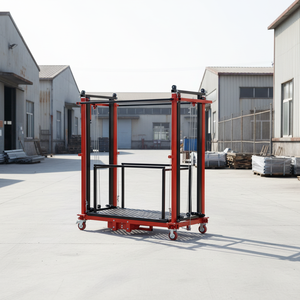 Piattaforma di Sollevamento Elettrica per Ponteggi 500kg 2m 6m 10m, Piattaforma Elettrica per Ponteggi 400kg 6m per Pittura Pareti e Costruzioni - Product Image 4