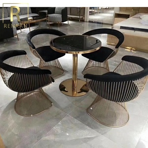 Chaise supérieure en velours italien pour salle à manger, chaises de salle d'entrée, de luxe, pour restaurant - Product Image 5