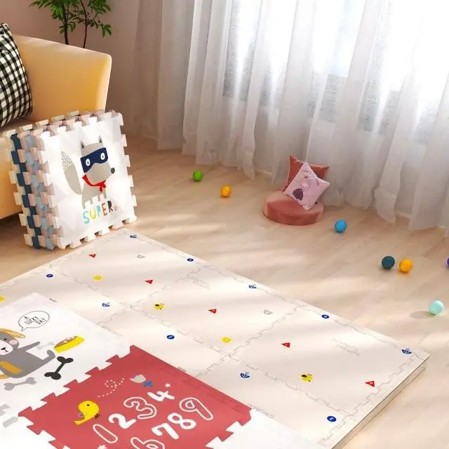 Modernes Design Beliebte Kinder Spiel matten Puzzle Matte Benutzer definierte Kinder XPE Schaum Interlocking Baby Crawling Boden matte Spiel matten Für Kinder