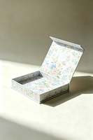 Boîte cadeau rigide en carton de luxe sur mesure pour flacons de sérum, parfum, lotion, bougies, portefeuilles, avec doublure en éponge