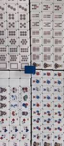 White Mahjong Tiles Printed Poker <b>Card</b> Game Set American Style <b>Table</b> Game for Party Casino - Product Image 2