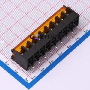 DBT50G-6.35-9P-BK-P OGC Barrier Terminal Block Through Hole,P=6.35mm Connector Three Sides 6.35mm 1x9P Edge Pin - Product Image 2