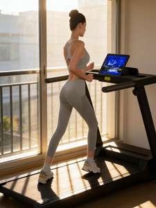 Heimgebrauch Klappbares Laufband 2,0 PS Motorisiert LED-Bildschirm Elektrischer Antrieb Kommerzielles Fitnessstudio-Equipment - Product Image 5