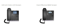 ZYCOO lizone H81 temel VoIP telefon ucuz 2 SIP hesapları ile 128x48 ekran