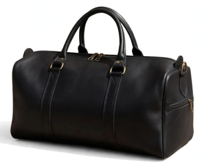Bolsa de Viaje Grande de Cuero Marroquí, Hecha a Mano, para Hombre y Mujer, para Fin de Semana, Gimnasio, Negocios, Viajes Cortos - Product Image 2