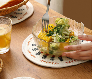 מזרן אמריקאי שולחן בית מרק מבודדת קערה באיכות גבוהה כותנה חבל כותנה מודפס ארון גביעונית - Product Image 5