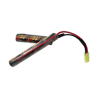 Paket Baterai Jieyo Nimh 2/3A 1600mah 9.6v Ukuran 2/3A 1600mah Baterai Isi Ulang Ni-Mh untuk Senjata Model Senjata Mainan RC Pemasok