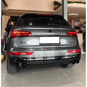 Kit carrozzeria auto per diffusore Audi Q5 paraurti posteriore Spoiler deflettore labbro + Set gola per Q5 2021-2025 - Product Image 3