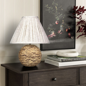 Mới đến không dây nước lục bình dệt có thể sạc lại bảng đèn thiết kế sáng tạo trang trí pin đèn bàn - Product Image 4