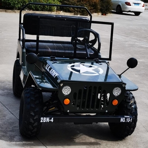Jeep Clásico Todoterreno, Buggy Clásico con Certificación CE, Gasolina, 2/4/6 Personas, Color Personalizado, 2 Años de Garantía, Uso en Bodas/Fiestas - Product Image 4