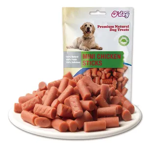 Özel etiket köpek Pet gıda Mini tavuk sopa köpek sağlıklı davranır köpek aperatif tavuk