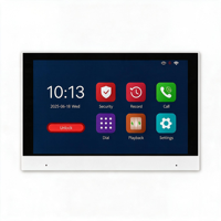 Thinmoo Interphone vidéo numérique à écran tactile HD 7 pouces, unité intérieure, moniteur, Zigbee, maison intelligente, SD