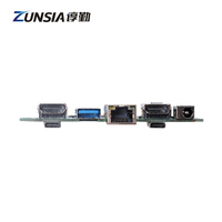 Zunsia Intel 11th Gen Tiger Lake-U Procesador NUC Placa base Dual Lan Placa base para Robots Control Mini PC