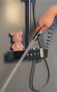 2023 Venta directa de fábrica Tiktok Piano Key 5 botones Pantalla digital Baño Cascada Lluvia Pistola Juego de ducha de metal con Mezclador - Product Image 3