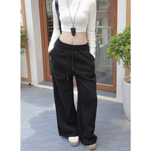 Best Price Women's Harem Pants Regular Fit Korean Streetwear Summer Painted <b>Lace</b> <b>Elastic</b> Waist Vietnam Manufacturer Premium - Product Image 3