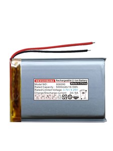 3,7 V 5000mAh 806090 2 Drähte Polymer Lithium-Ionen-Li-Ionen-Akku für Tablet-PC Power Bank Lautsprecher MP4-Handy L571 - Product Image 2