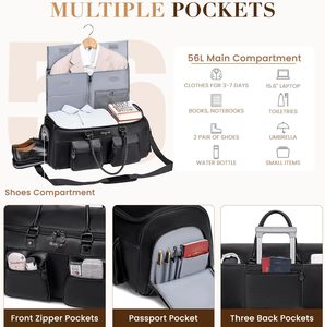 Free Sample 60*100 Black Stock Hanging Suit and <b>Dress</b> Clothes Travel and Storage Garment Bag with Non Woven Material - Product Image 5