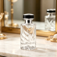Botol Parfum Kaca Transparan Grosir 15 Tutup Sekrup 50 ml Penjualan Laris Lintas Negara Botol Parfum Nakedbottle