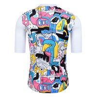 Maillot de cyclisme unisexe léger à manches courtes pour équipe, vêtements de cyclisme personnalisables, coupe aérodynamique, tenue d'équipe de club