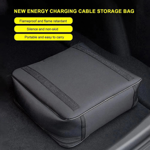 Bolsa de Almacenamiento para Cable de Carga de Vehículos Eléctricos, para Enchufes y Tomas de Cargadores de Vehículos Eléctricos, Impermeable, Ignífuga, Contenedor para Equipos - Product Image 3