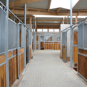 Puertas de Establos para <span class=keywords><strong>Caballos</strong></span> Qiqian, Modernas, Europeas, Completamente de Bambú, Relleno de Madera, Puertas Corredizas Permanentes para Establos, para Granjas Equinas - Product Image 5