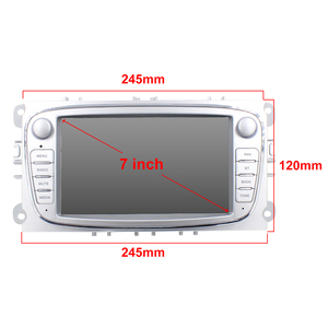 Topsource 7 "2 + 32G 4 + 64G Wifi 4G Xe Đài Phát Thanh Đa Phương Tiện Player Cho Ford Focus C-Max S-Max Mondeo 9 Kuga Galaxy - Product Image 5