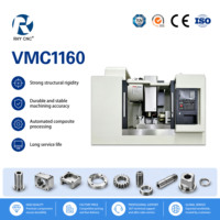 Centro de Mecanizado Vertical VMC1160, Fresadora CNC de 3/4/5 Ejes, Controlador Personalizable, Corte de Metal de Alta Precisión