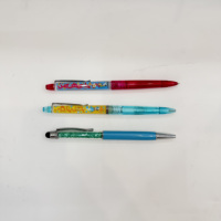 Stylo bille flottant écologique en PVC, construction en plastique, option logo personnalisé, jouet publicitaire promotionnel, cadeau