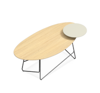 Kreativer Moderner Beweglicher Leichter Holz-Couchtisch mit Metallrahmen für Wohnzimmer und Heim