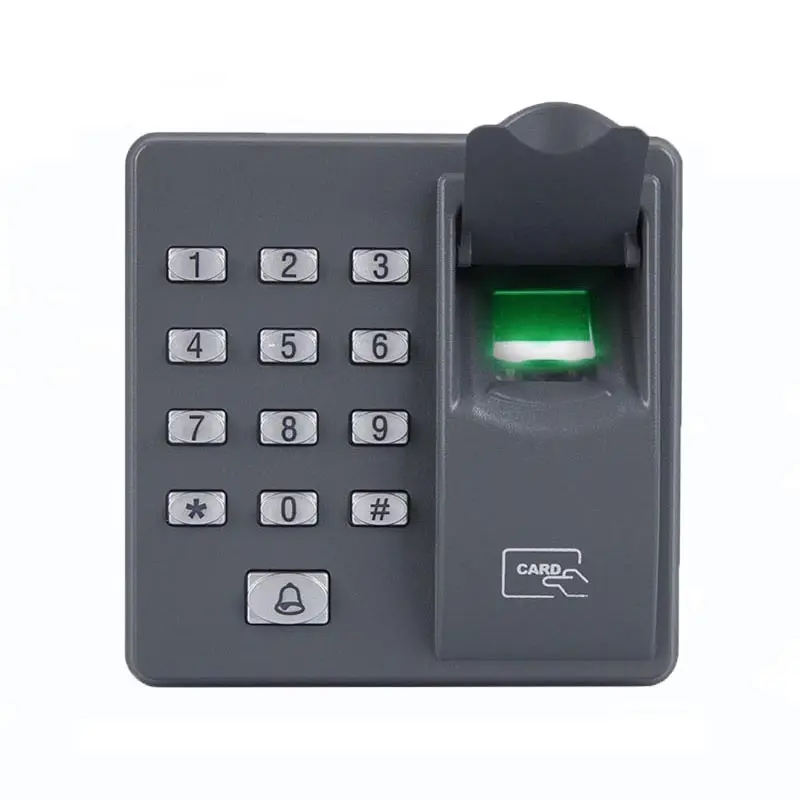 ZK X6 키패드 먼지 증거 문 접근 제한을 가진 독립 지문 접근 제한 체계 125Khz RFID 카드 판독기