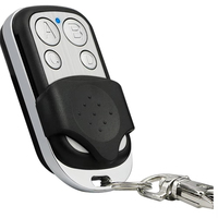 Télécommande 433 MHz à 4 boutons, duplicateur d'émetteur, clé d'ouverture de porte de garage pour clonage de télécommandes de portail de garage et de voiture