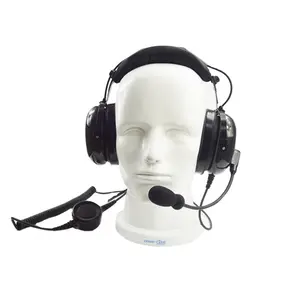 Auriculares con protección auditiva de fibra de carbono, superligeros, con conector RJ45