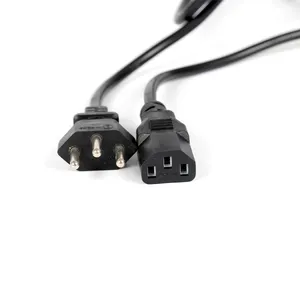 SWISS Power Cord With VDE/CCC/ROHS/CE Certificate