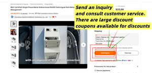 Miglior Contatore di <span class=keywords><strong>Energia</strong></span> DC con Comunicazione RS485 Modbus-RTU, Trifase, Classe 1 di Precisione per Uso Industriale, 0-1000VDC, Contatore Digitale - Product Image 2