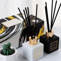Diffuseur de parfum carré en verre UJIPIN sans alcool, longue durée, parfum de 3 mois pour la maison et le bureau