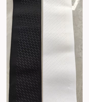 Brassard de cyclisme blanc prêt à être expédié, impression par sublimation, avec grip croisé en silicone antidérapant et bande élastique