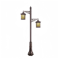 Lámpara de Pared Exterior COB de Estilo Vintage, Cilíndrica, Impermeable, GU10/E27, Negro Mate, Difusor de Policarbonato, Construcción de Aleación de Aluminio