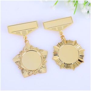 Moderner Sommercamp-Aktivität wettbewerb Ehren medaille Zink legierung abzeichen mit Siebdruck für Sport veranstaltungen National feiertag - Product Image 5