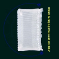 Sac de protection pour écran d'ordinateur gonflable, colonnes d'air, coussin à bulles, résistant aux chocs, imperméable, matériau PA+PE, transparent