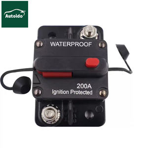 Disjoncteur 12 V - 48V, DC 12 Volt disjoncteur marin réinitialisation manuelle fusible en ligne disjoncteur étanche pour <span class=keywords><strong>bateau</strong></span> Yach - Product Image 1