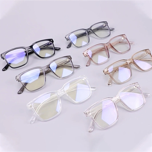 Vente en gros de lunettes anti-lumière bleue carrées en TR90 transparentes, lunettes d'ordinateur anti-lumière bleue, lunettes bloquant la lumière bleue - Product Image 1