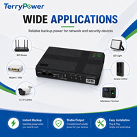 Mini DC UPS Dengan Port POE 8800mAh 10400mAh 16000mAh 20000mAh Baterai Lithium Terpasang Output Multi Tegangan untuk Router Wifi