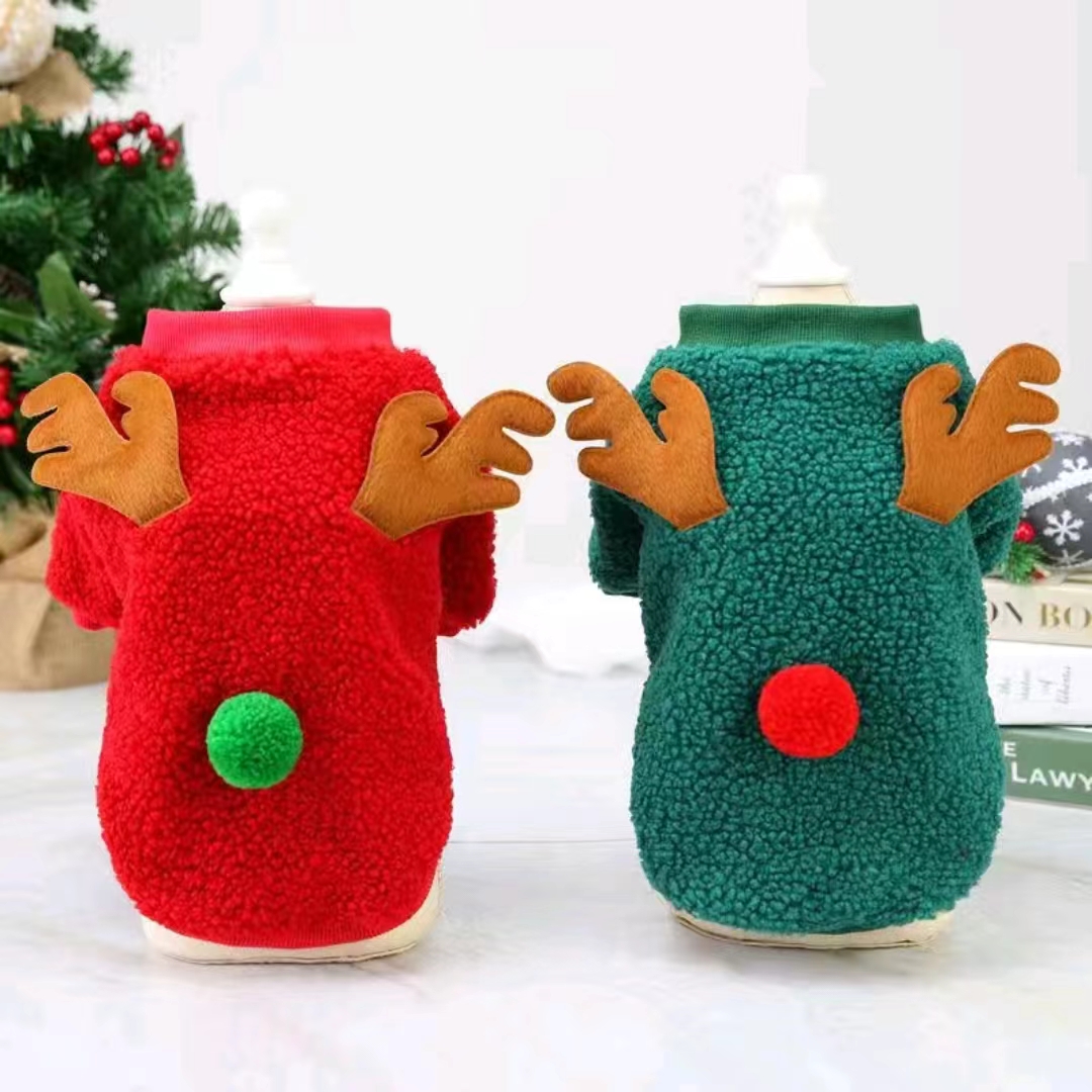 Christmas Wearing Cosplay Outfit Pet Classic Design For Pet Dog Cat