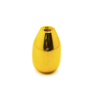 Car Gear <b>Shift</b> <b>Knob</b> Universal 6 Speed Manual Aluminum Alloy Gold Ergonomic Racing Style - Product Image 3
