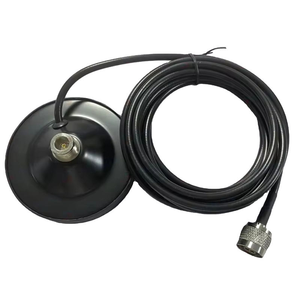 Soporte de Antena Tipo N, Diámetro 90mm, Base Magnética N-Hembra con Cable RG58 de 4m - Product Image 1